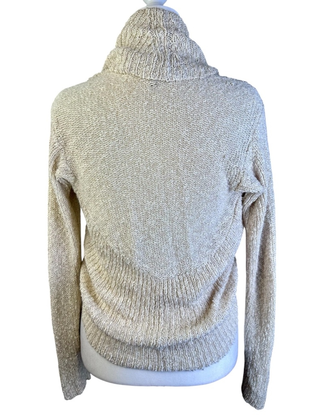 WHBM Cropped Open-Front Shawl Cardigan Size M - Picture 6 of 12